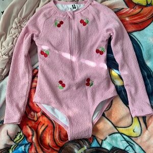 Cotton On Pink Cherry Kids OnePiece Swimsuit